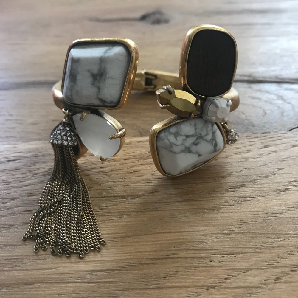 JCrew cuff bracelet in brass